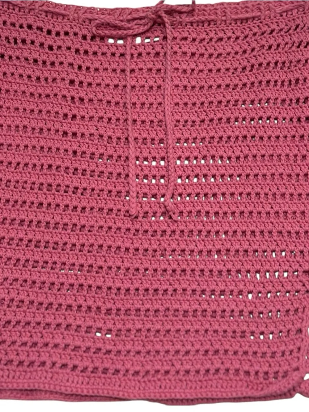 Pink Crochet Mini Skirt - Picture 5 of 9